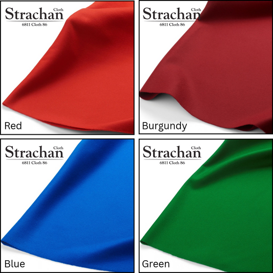 Strachan 6811 UK Pool Cloth Bed And Cushion Set Green Blue Red Green Burgundy 7ft