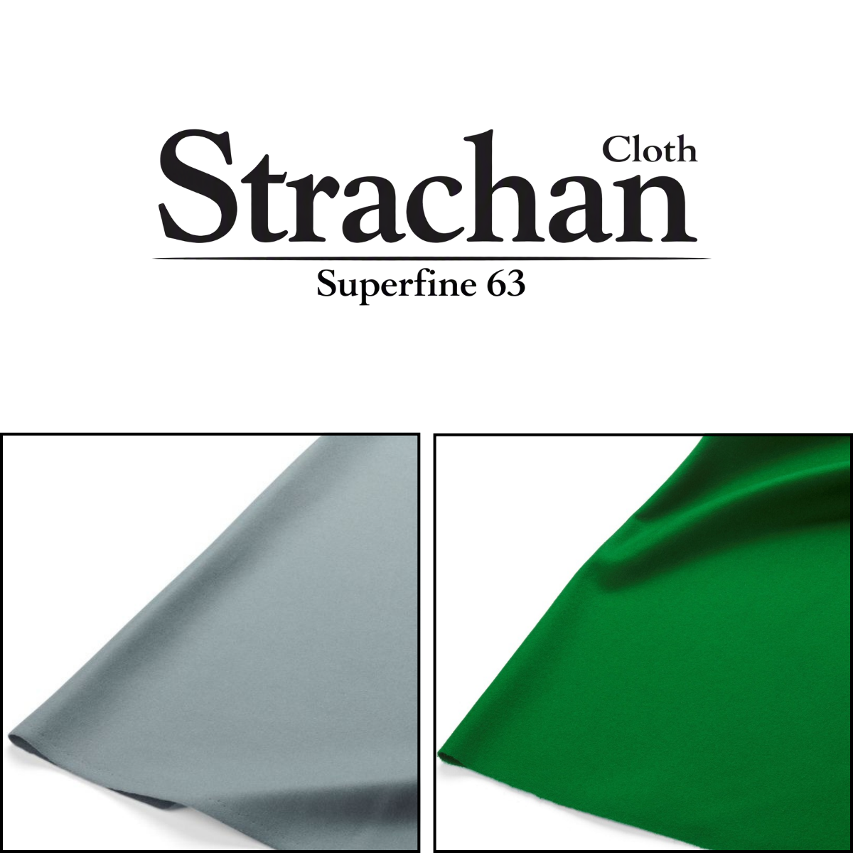 Strachan Superfine 63 Premier UK Pool Cloth Bed And Cushion Set Green Grey 7ft