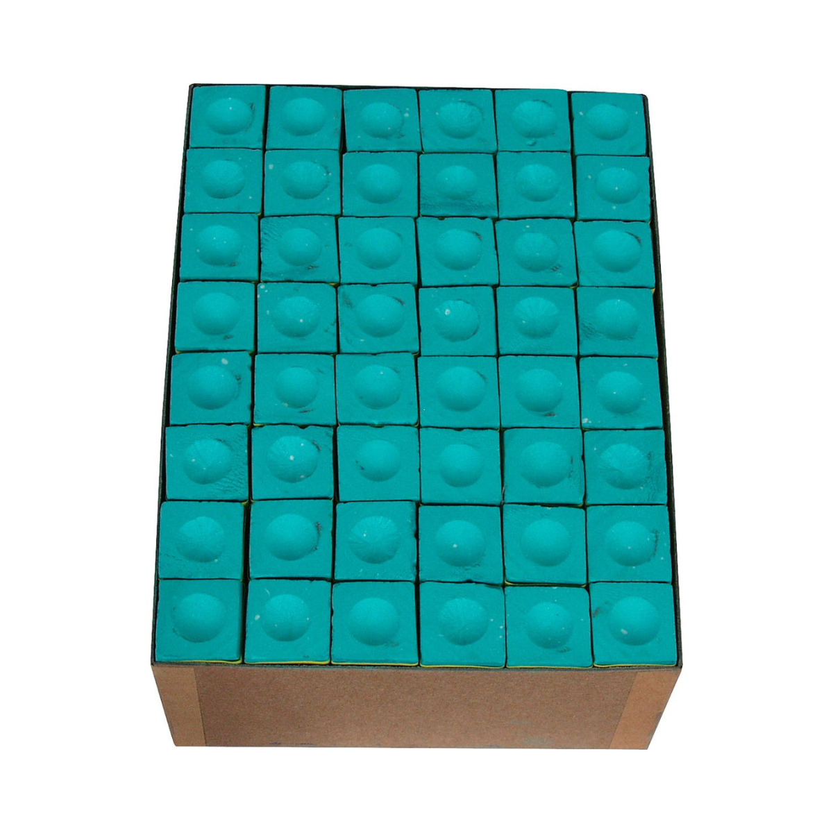 Triangle Pool & Snooker Cue Chalk 144 Box Blue / Green