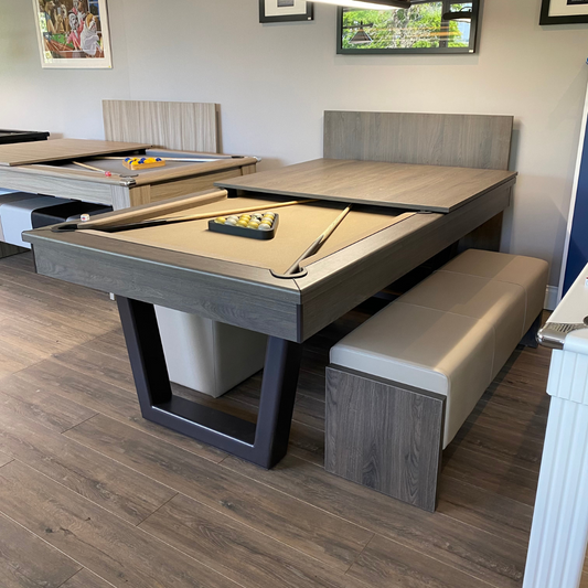 The Ultimate 6ft & 7ft British Pool Table W/Dining Top