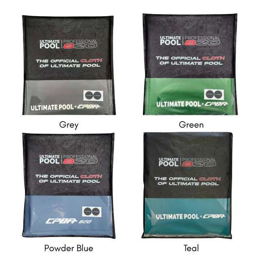Ultimate Pool Table Cloth CPBA Professional Grade 820 All Colours Size 7ft