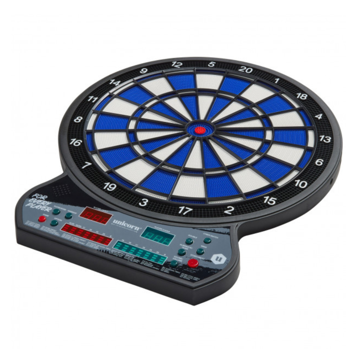 Unicorn Electronic Dartboard LED Soft Tip Blue