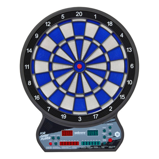 Unicorn Electronic Dartboard LED Soft Tip Blue