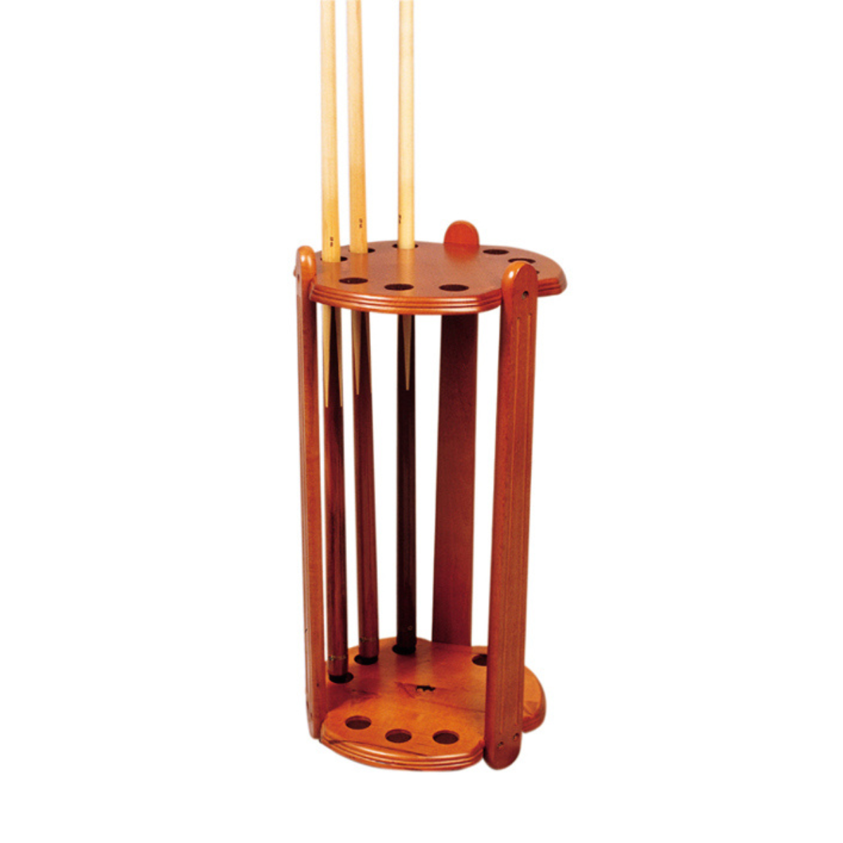 The Stand Around Pool & Snooker Cue Stand Maple