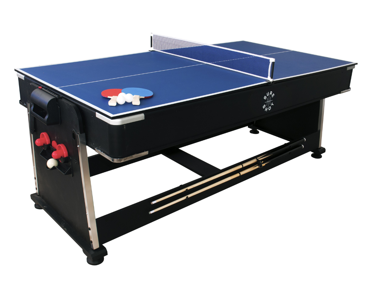 The Sure Shot 3-in-1 7ft American Pool Table