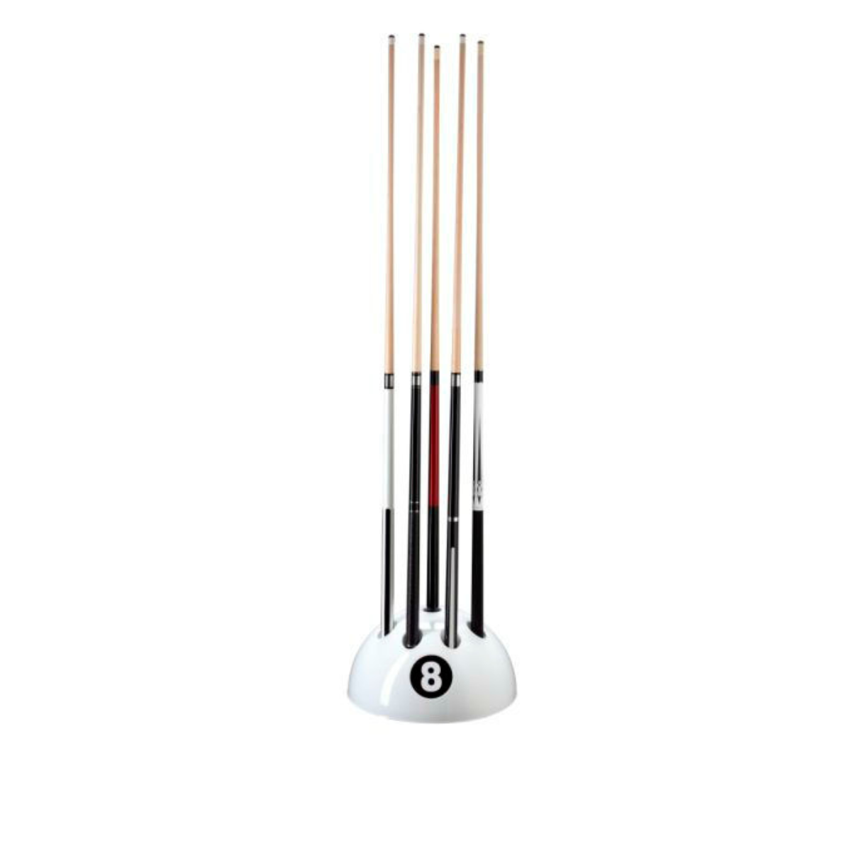 The 8-Ball Pool Cue Stand White